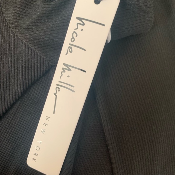 Nicole Miller XL Black with White Trim Pajama Set - NWT - Picture 8 of 9